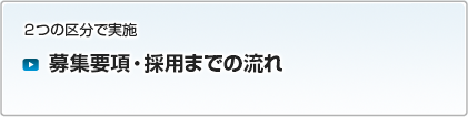 募集要項・採用までの流れ